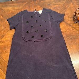 Girls navy dress